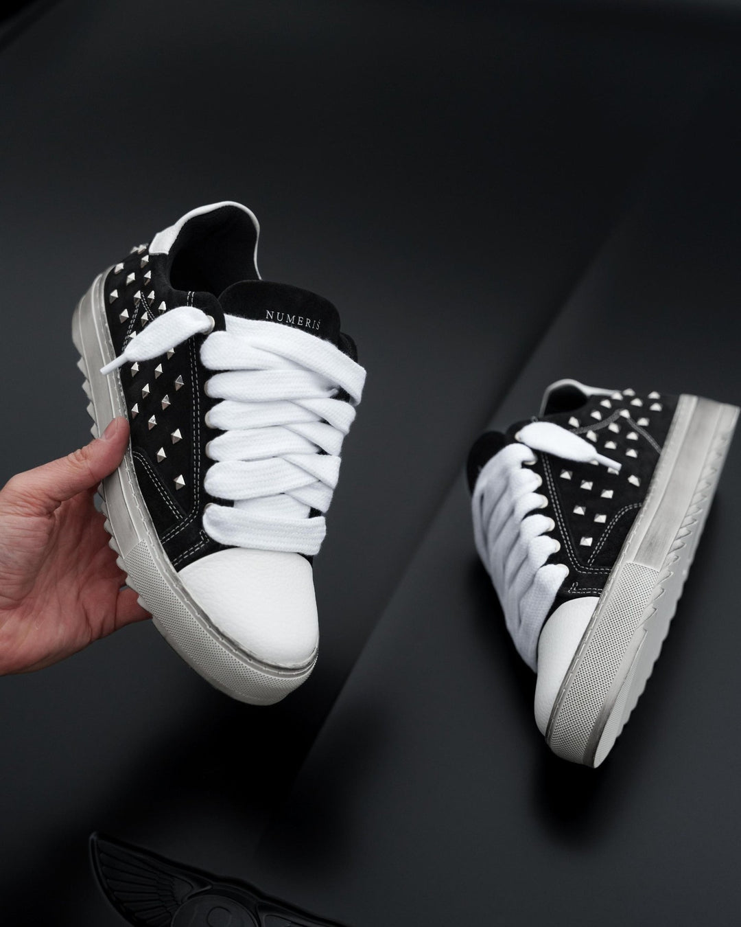 NUMERIS MEN'S ATELIER DIESEL BLACK סניקרס נומריס אטלייה שחור לגברים