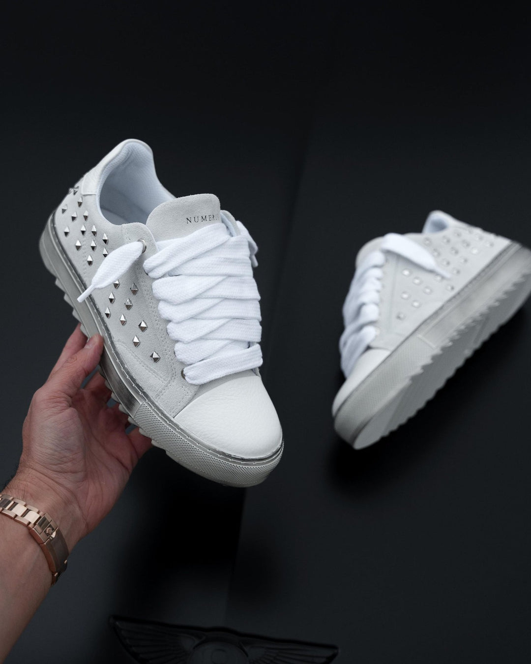 NUMERIS MEN'S ATELIER DIESEL OFF WHITE סניקרס נומריס אטלייה לבן לגברים