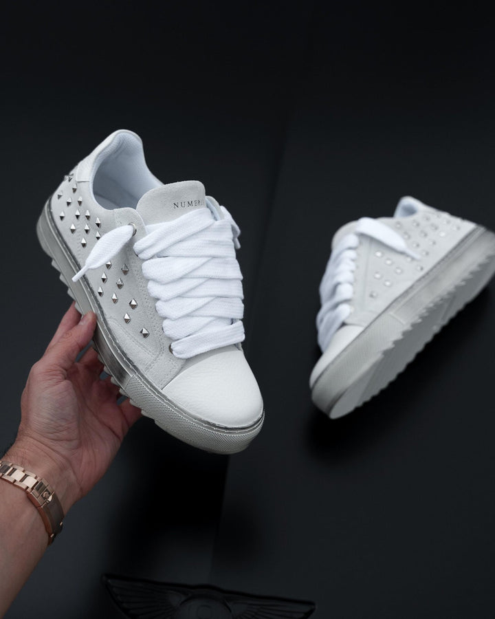 NUMERIS MEN'S ATELIER DIESEL OFF WHITE סניקרס נומריס אטלייה לבן לגברים