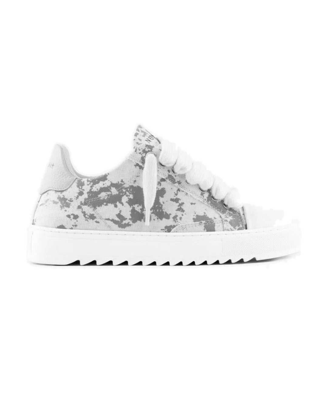 NUMERIS MEN'S ATELIER MOON DUST סניקרס נומריס אטלייה אפור לבן לגברים