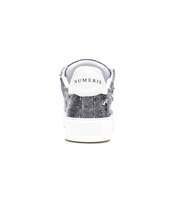 NUMERIŚ ATELIER - THRASHED DENIM נעלי סניקרס נומריס טראש דנים