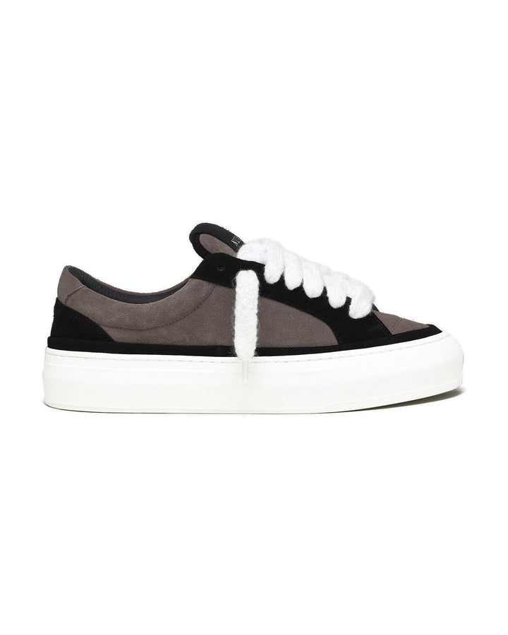 NUMERIS MEN'S ATHENA MOON ROCK סניקרס נומריס אתנה אפור שחור לגברים