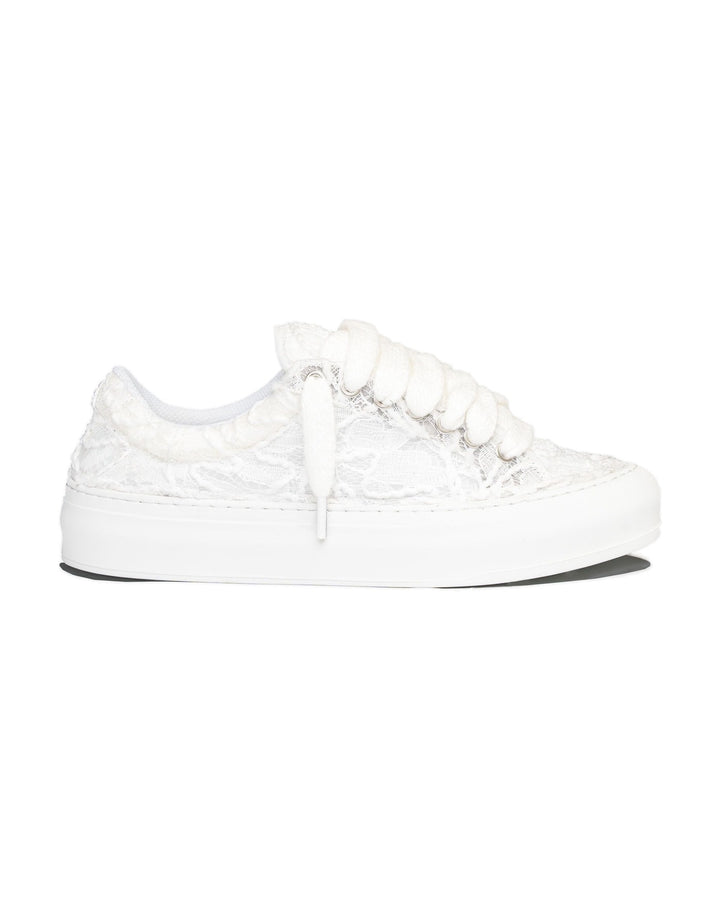 NUMERIS MEN'S ATHENA OPAQUE סניקרס נומריס אתנה לבן לגברים