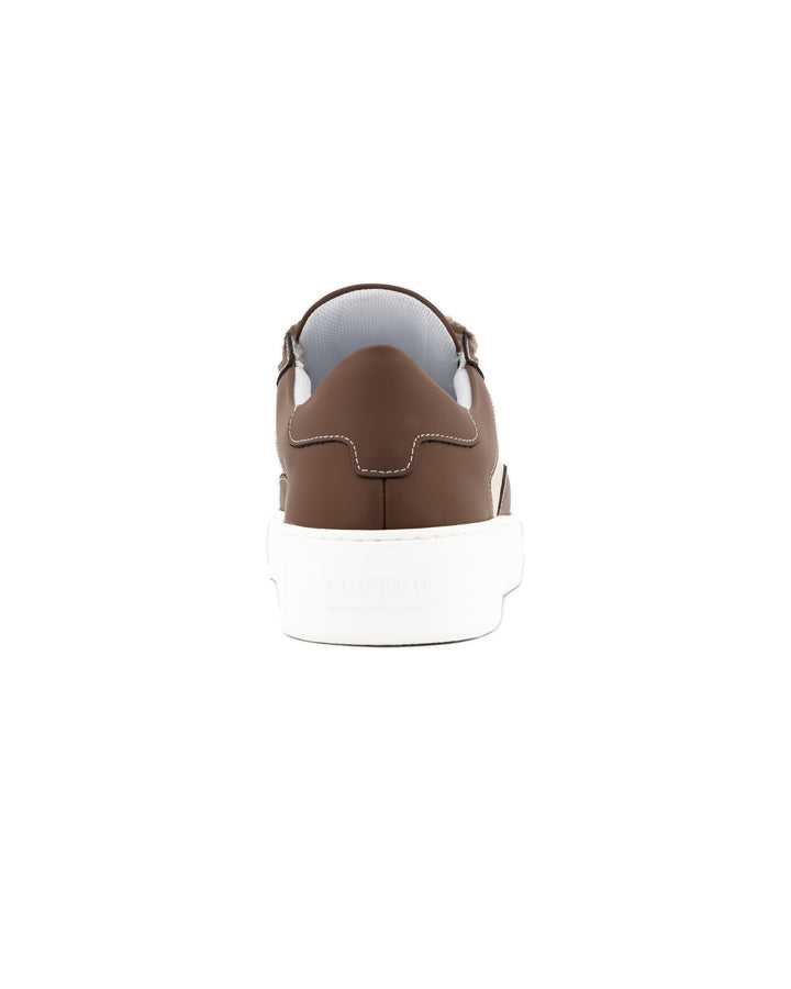 NUMERIS MEN'S ECLIPSE AXINITE סניקרס נומריס אקליפס חום שמנת לגברים