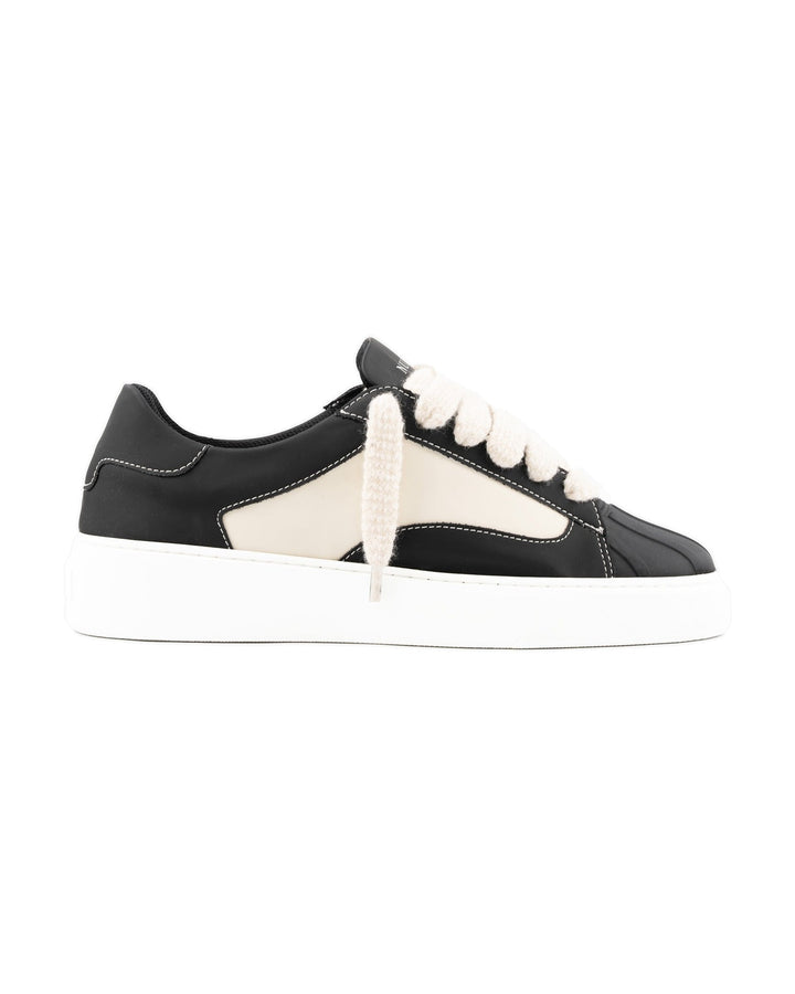NUMERIS MEN'S ECLIPSE VANTA BLACK סניקרס נומריס אקליפס שחור שמנת לגברים