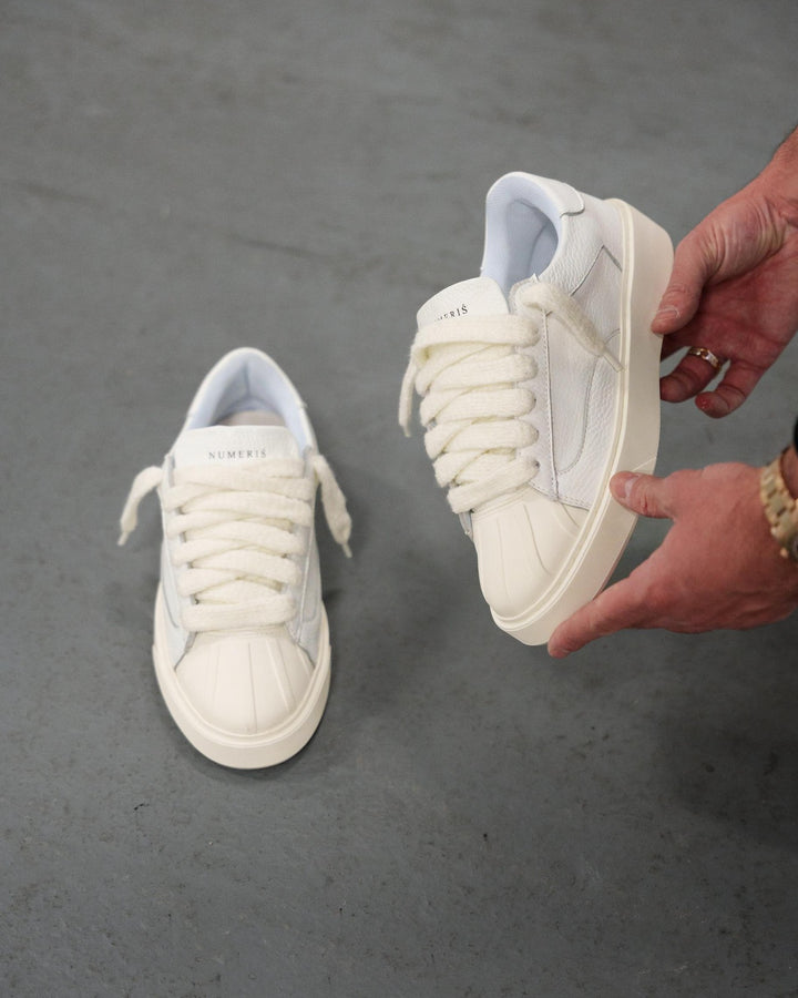 NUMERIS MEN'S ECLIPSE VINTAGE WHITE סניקרס נומריס אקליפס לבן לגברים
