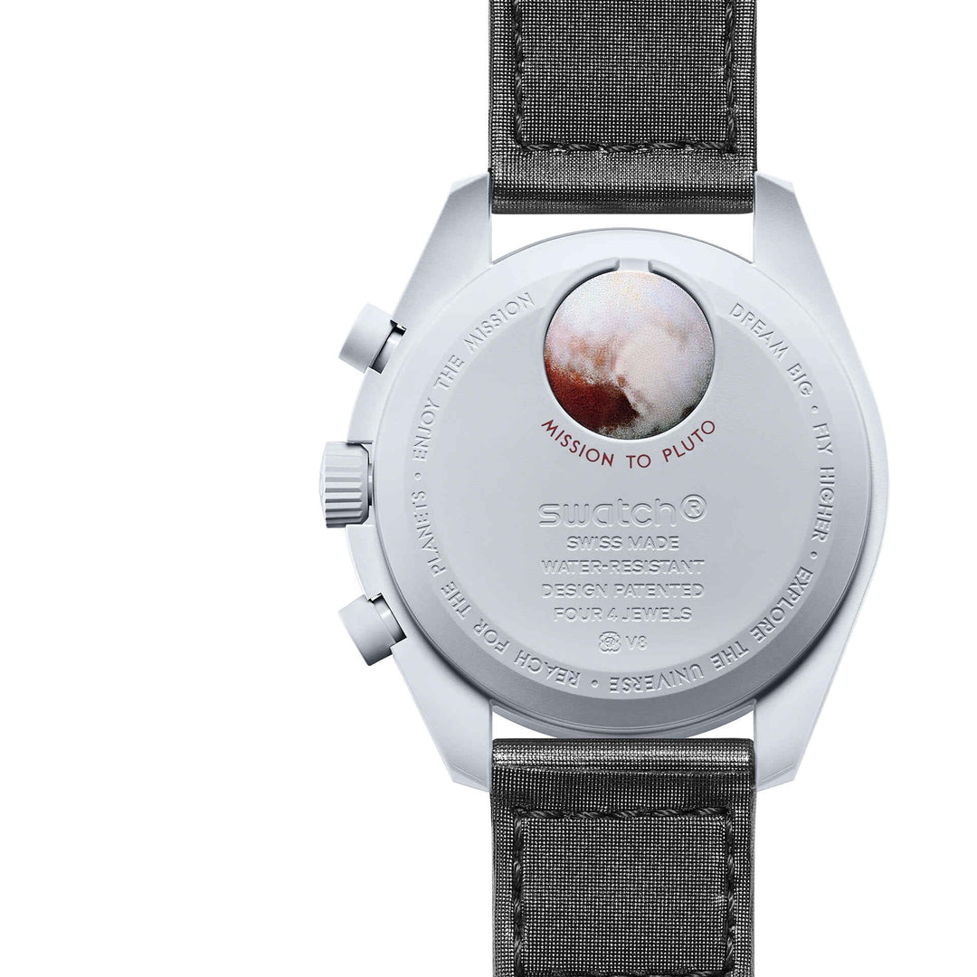 Omega x Swatch MoonSwatch Mission To Pluto SO33M101 - שעון מונסווטש משימה לפלוטו - תמונה 6