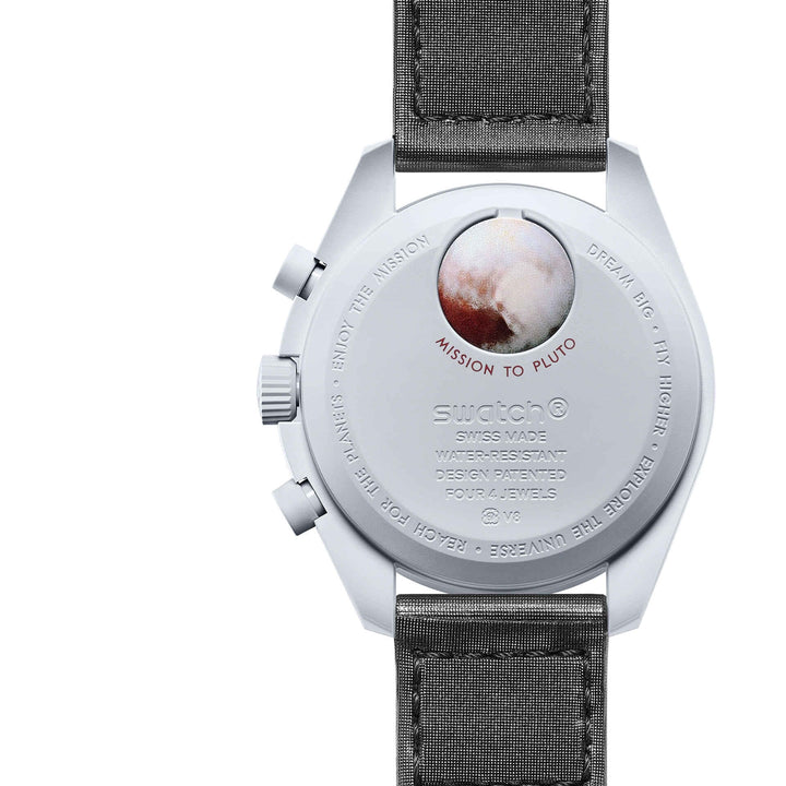 Omega x Swatch MoonSwatch Mission To Pluto SO33M101 - שעון מונסווטש משימה לפלוטו - תמונה 6