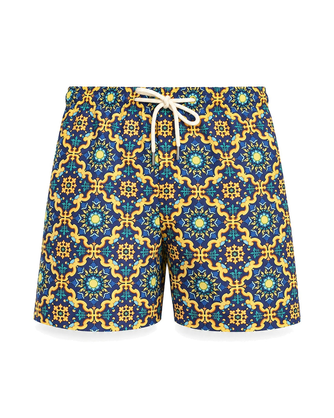 PENINSULA RAPALLO SWIM SHORTS NAVY YELLOW