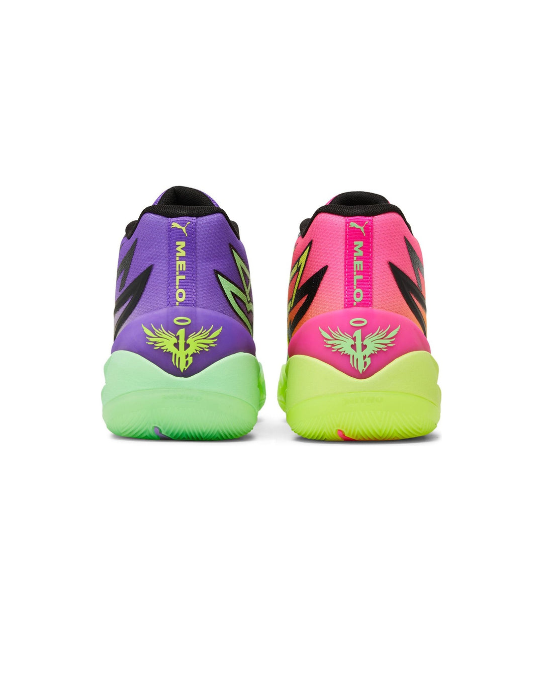 PUMA UNISEX MB.02 X RICK AND MORTY SAFETY YELLOW סניקרס פומה MB.02 ריק ומורטי צהוב וירוק יוניסקס