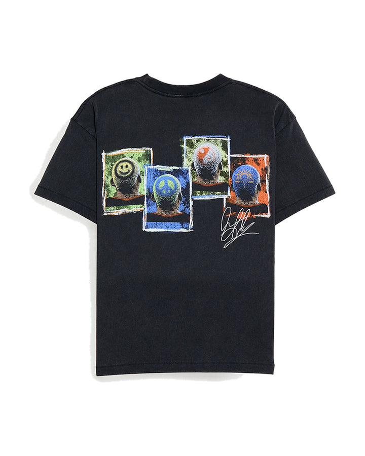 RODMAN OFFICIAL COLLECTION "COLOR CODE" TEE WASHED BLACK חולצת דניס רודמן