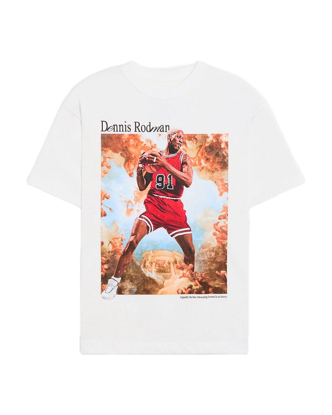 RODMAN OFFICIAL COLLECTION "HEAVEN 91" TEE WHITE חולצת דניס רודמן - תמונה 1