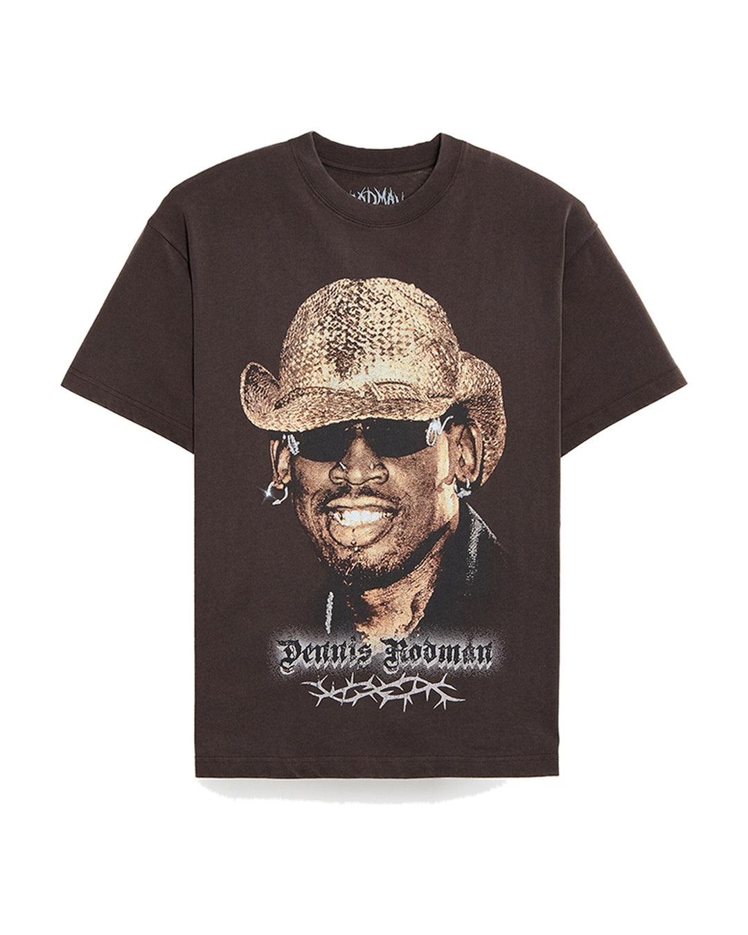RODMAN OFFICIAL COLLECTION "RODEO" TEE BROWN חולצת דניס רודמן