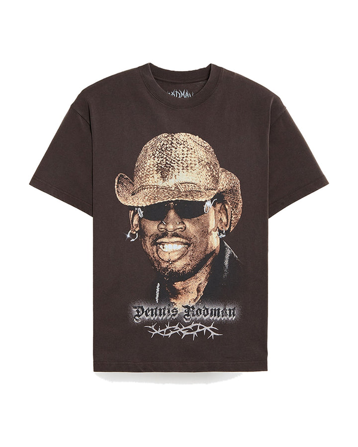 RODMAN OFFICIAL COLLECTION "RODEO" TEE BROWN חולצת דניס רודמן