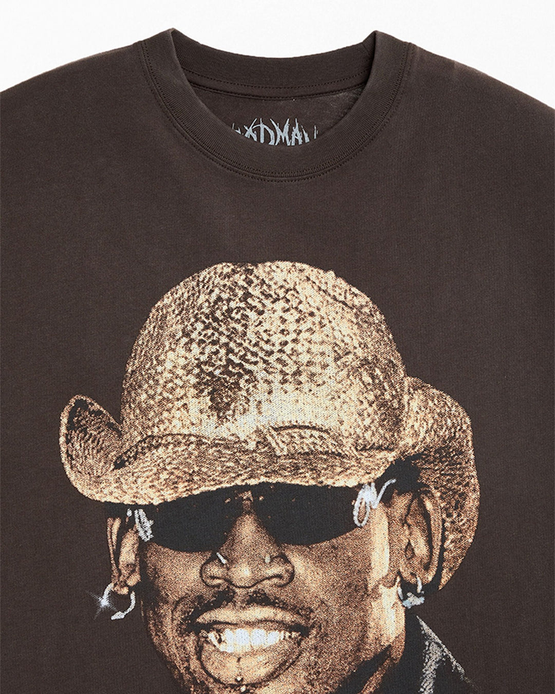RODMAN OFFICIAL COLLECTION "RODEO" TEE BROWN חולצת דניס רודמן