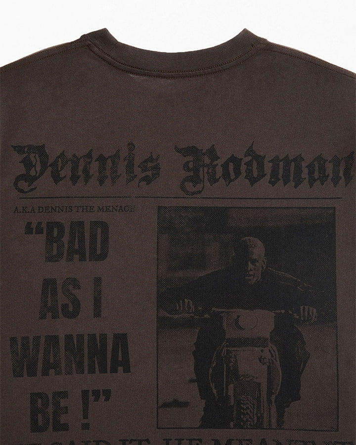 RODMAN OFFICIAL COLLECTION "RODEO" TEE BROWN חולצת דניס רודמן
