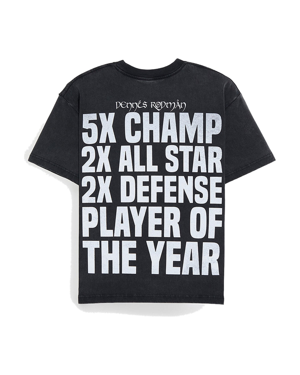 RODMAN OFFICIAL COLLECTION "THE WORM" TEE WASHED BLACK חולצת דניס רודמן