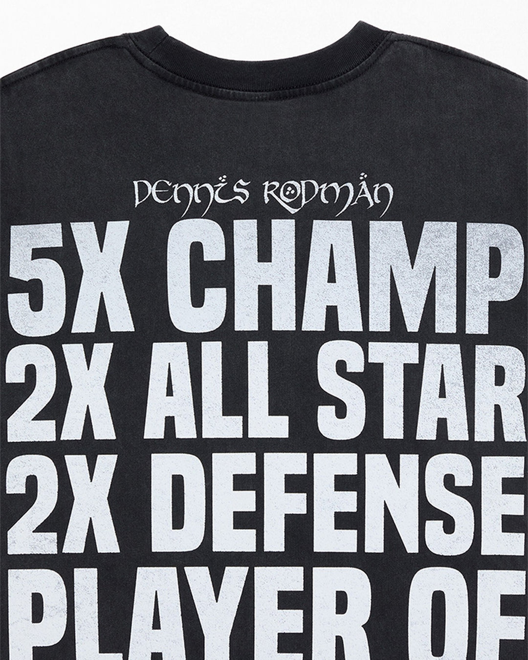 RODMAN OFFICIAL COLLECTION "THE WORM" TEE WASHED BLACK חולצת דניס רודמן