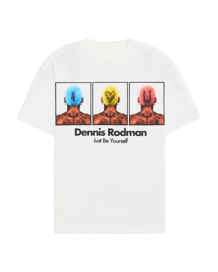 RODMAN OFFICIAL COLLECTION "TRIPLE DYE" TEE WHITE חולצת דניס רודמן - תמונה 1