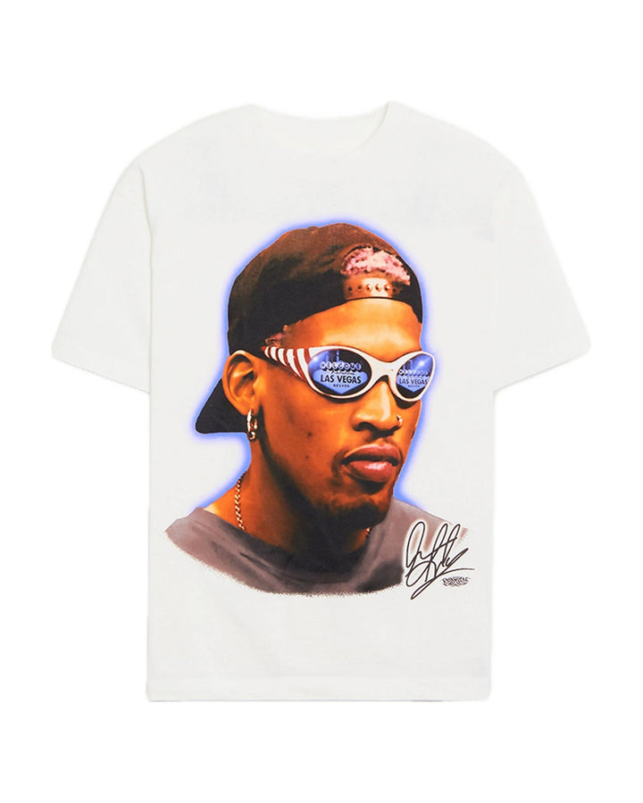 RODMAN OFFICIAL COLLECTION "VEGAS SHADES" TEE WHITE חולצת דניס רודמן - תמונה 1