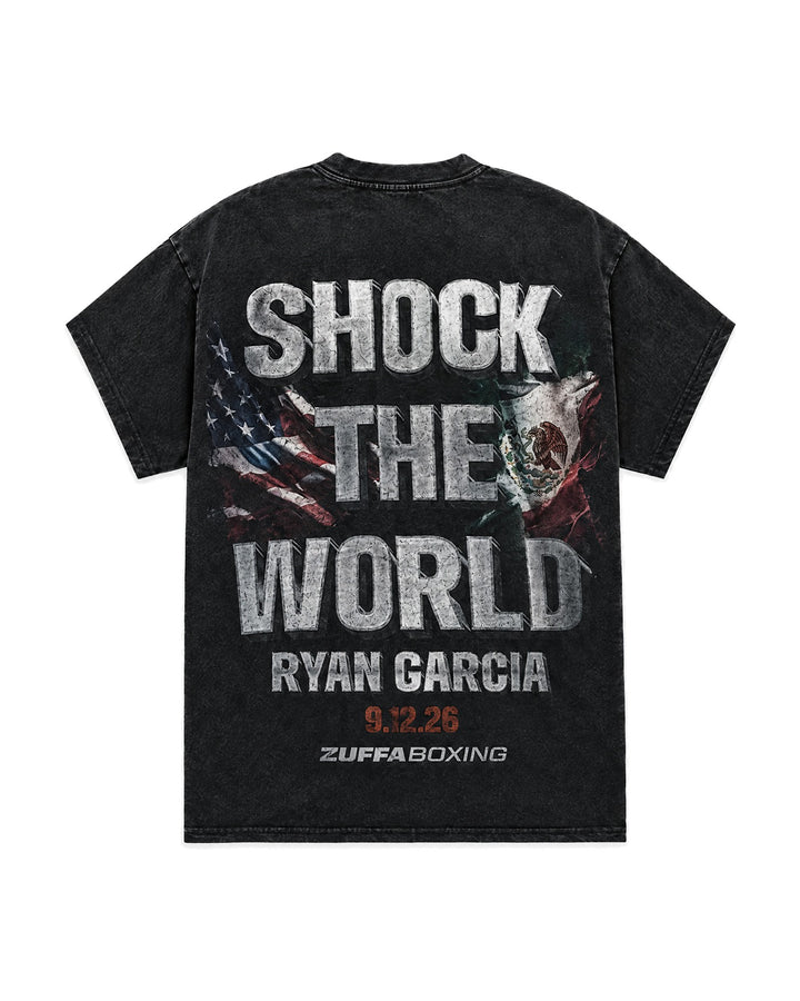 RYAN GARCIA OFFICIAL COLLECTION "KINGRY" TEE WASHED BLACK חולצת ריאן גרסיה - תמונה 2