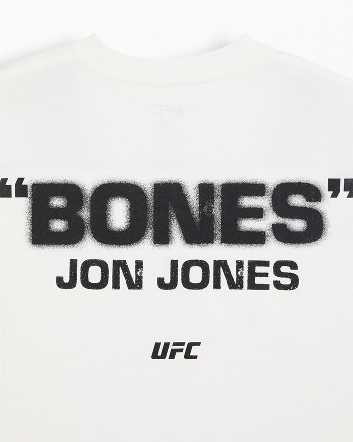 UFC OFFICIAL COLLECTION "BONES" OVERSIZED TEE CREAM חולצת ג'ון ג'ונס - תמונה 4