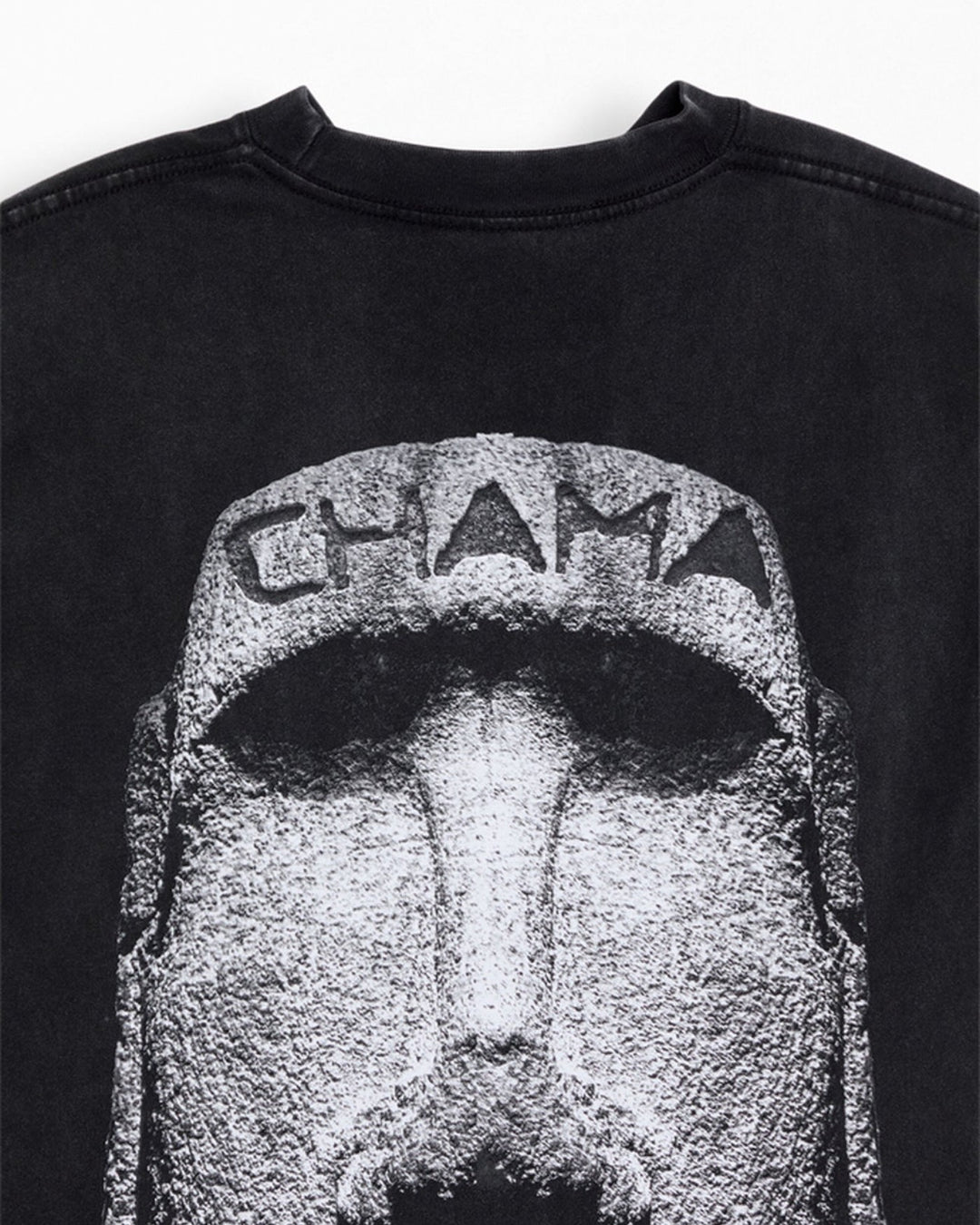 UFC OFFICIAL COLLECTION "CHAMA STONE" TEE WASHED BLACK חולצת אלכס פריירה - תמונה 4