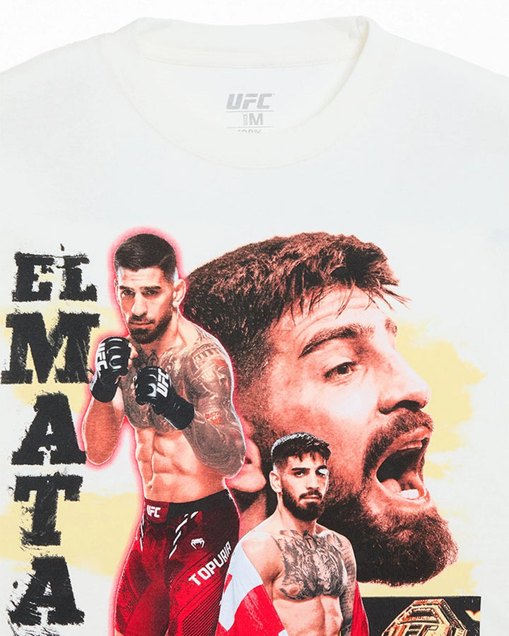 UFC OFFICIAL COLLECTION "EL MATADOR" TEE WHITE חולצת איליה טופוריה - תמונה 2