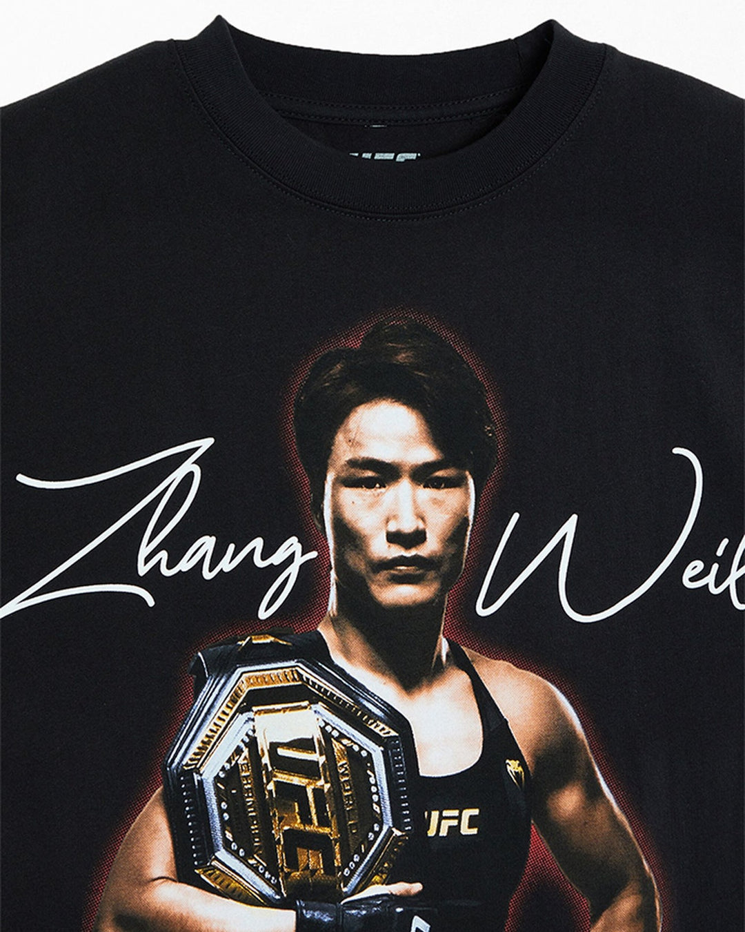 UFC OFFICIAL COLLECTION "MAGNUM" TEE BLACK חולצת ז'אנג ויילי - תמונה 2