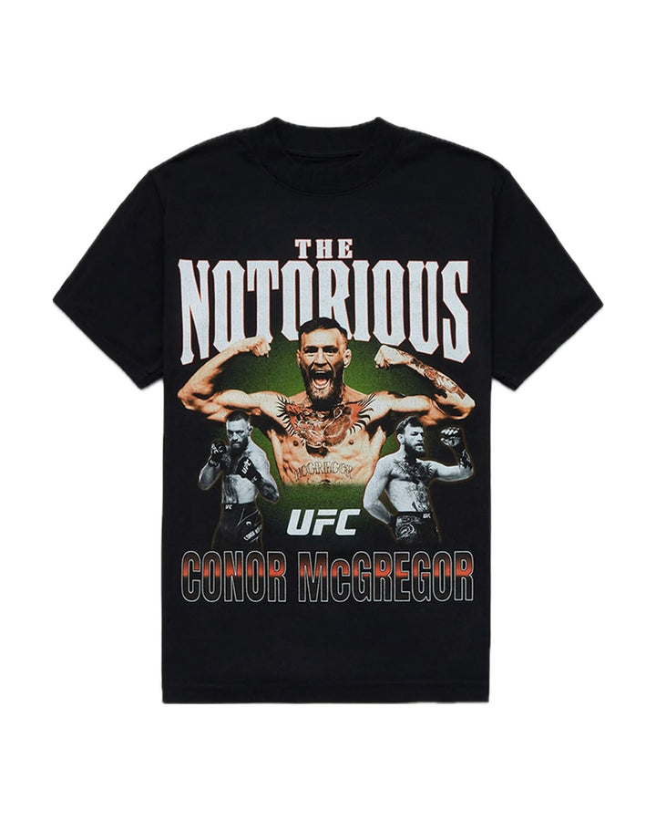 UFC OFFICIAL COLLECTION "NOTORIOUS TRILOGY" TEE BLACK חולצת קונור מקגרגור - תמונה 1