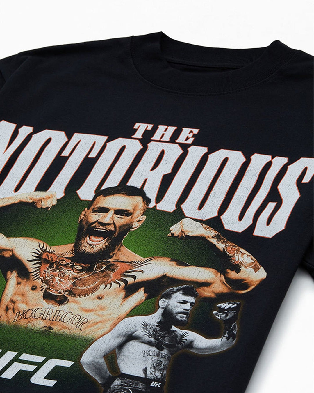UFC OFFICIAL COLLECTION "NOTORIOUS TRILOGY" TEE BLACK חולצת קונור מקגרגור - תמונה 2