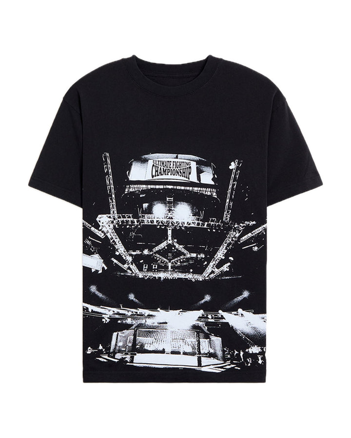UFC OFFICIAL COLLECTION "OCTAGON LIGHTS" TEE BLACK חולצת UFC - תמונה 1