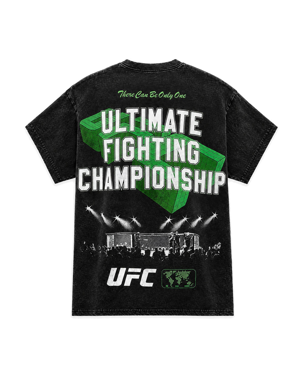 UFC OFFICIAL COLLECTION "ONLY ONE" OVERSIZED TEE WASHED BLACK חולצת UFC - תמונה 2