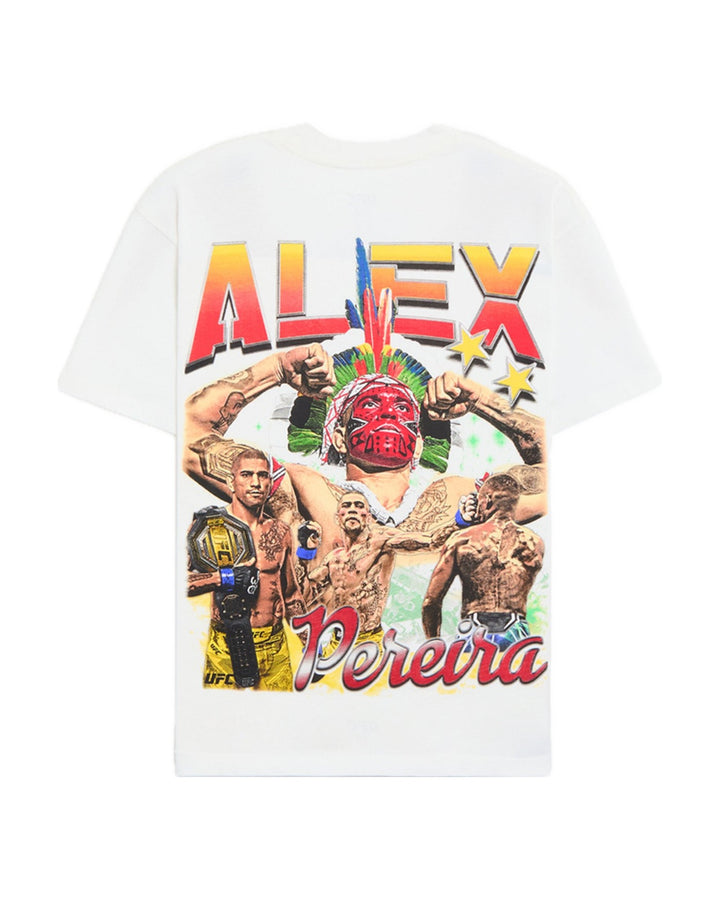 UFC OFFICIAL COLLECTION "POATAN PORTRAIT" TEE WHITE חולצת אלכס פריירה - תמונה 2