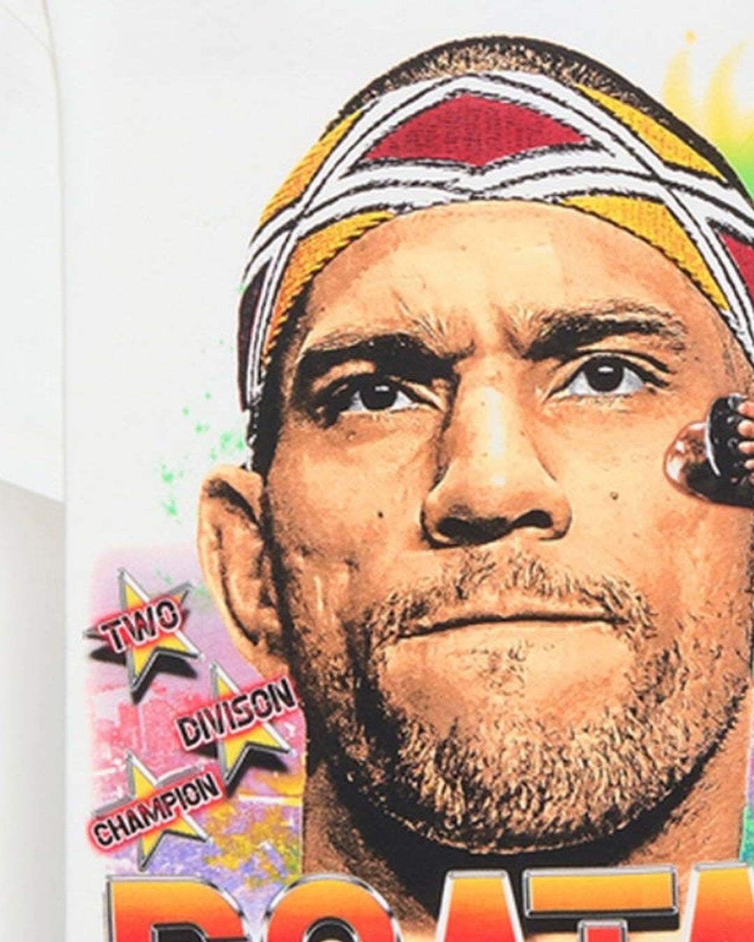UFC OFFICIAL COLLECTION "POATAN PORTRAIT" TEE WHITE חולצת אלכס פריירה - תמונה 3