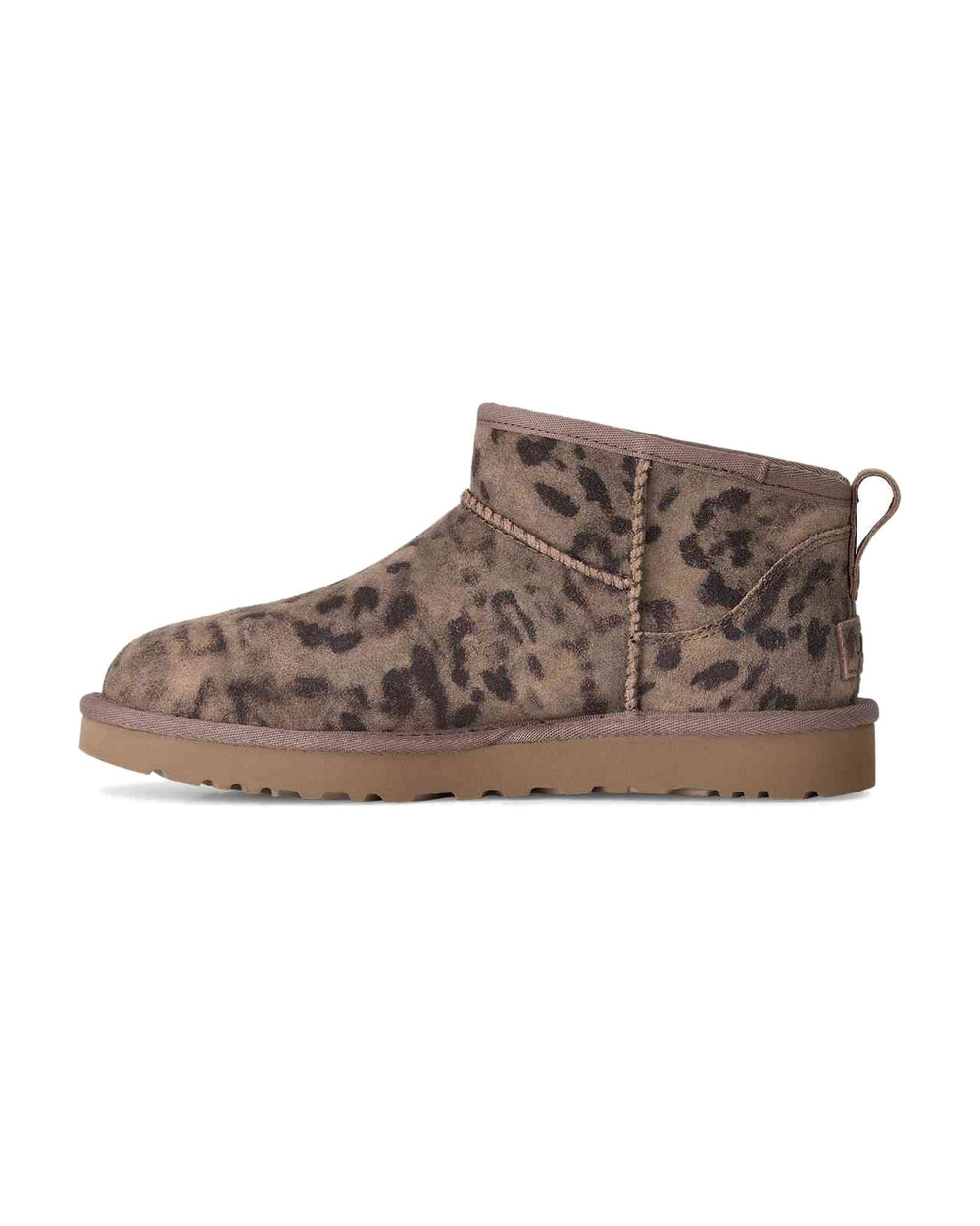 UGG WOMEN'S CLASSIC ULTRA MINI SPOTTED CHESTNUT