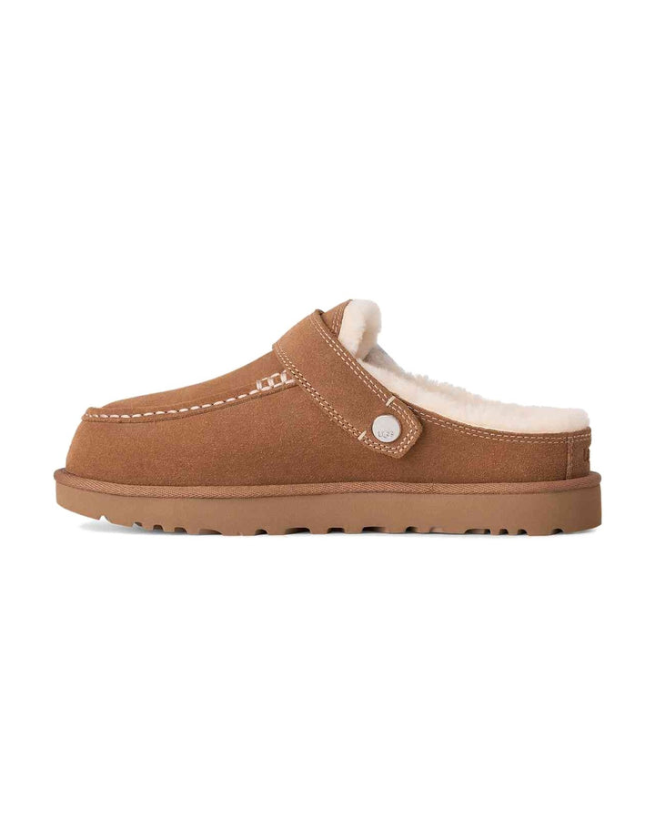 UGG Goldenstar Evelina Suede Clogs CHE