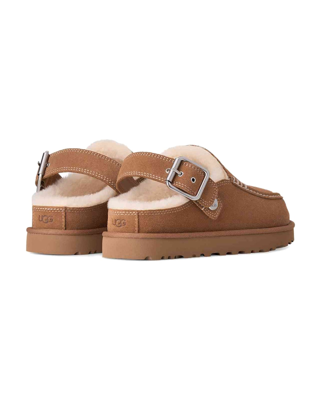 UGG Goldenstar Evelina Suede Clogs CHE