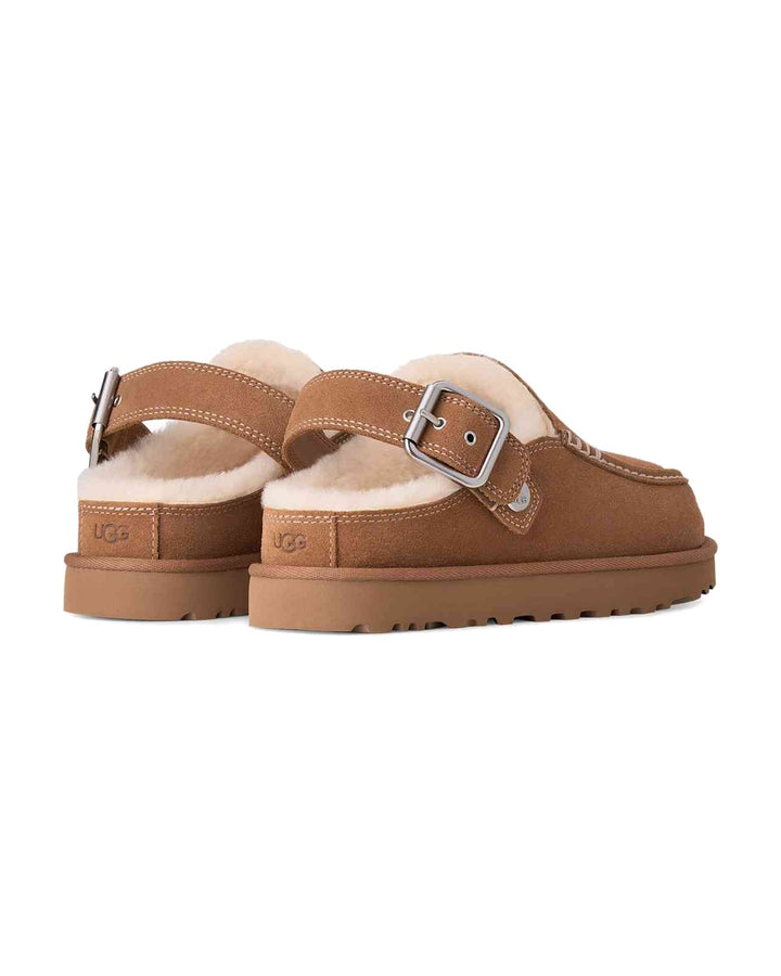 UGG Goldenstar Evelina Suede Clogs CHE