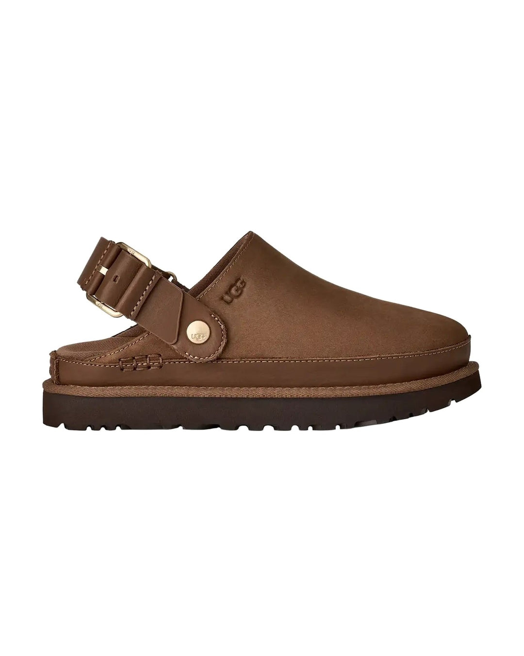 UGG Goldenstar Villa Clog Dark Chestnut