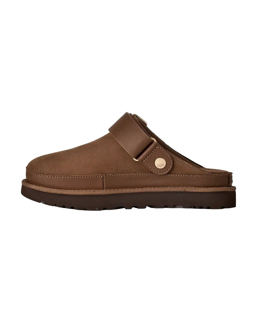 UGG Goldenstar Villa Clog Dark Chestnut