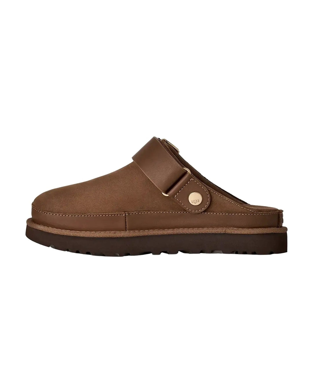 UGG Goldenstar Villa Clog Dark Chestnut