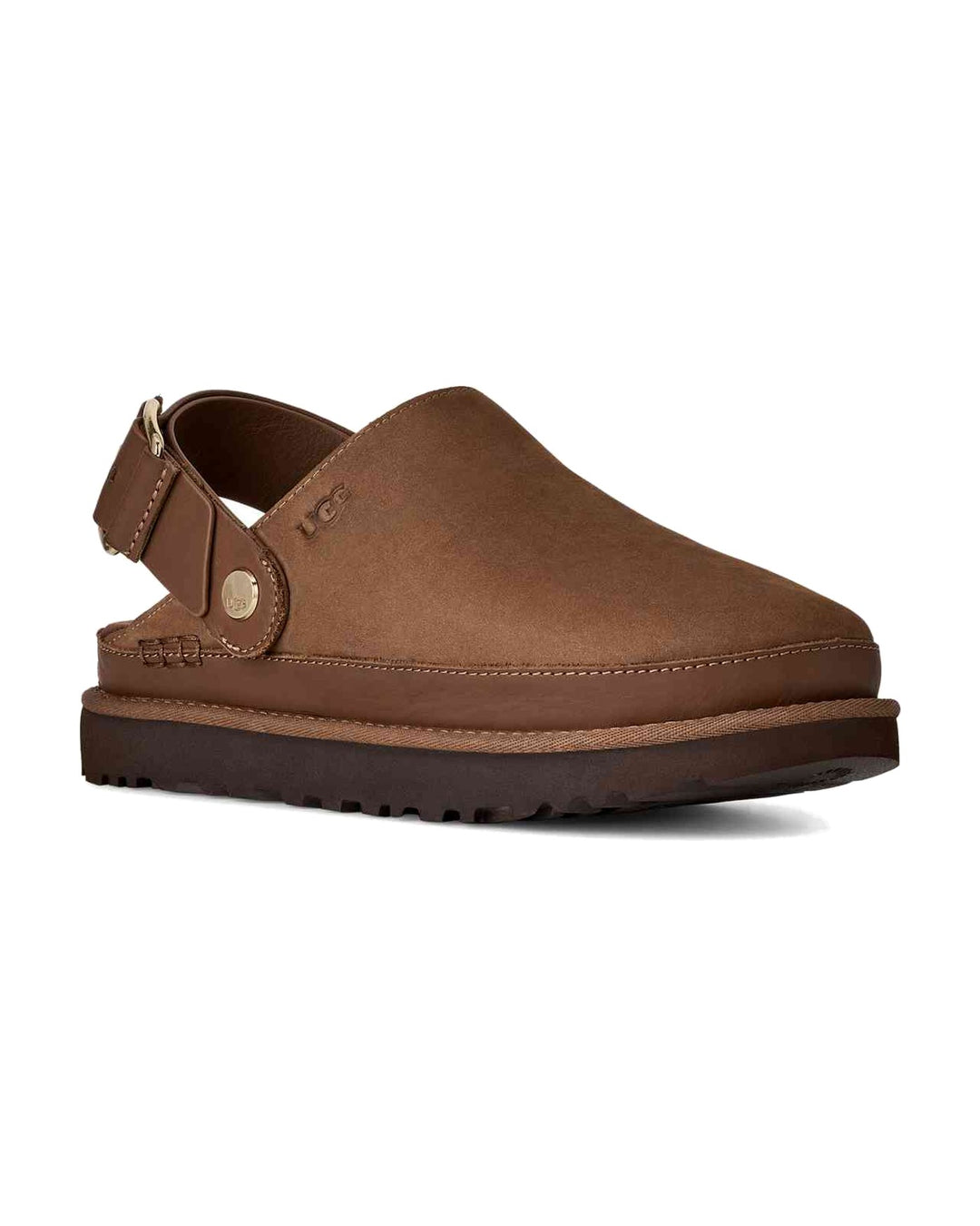 UGG Goldenstar Villa Clog Dark Chestnut