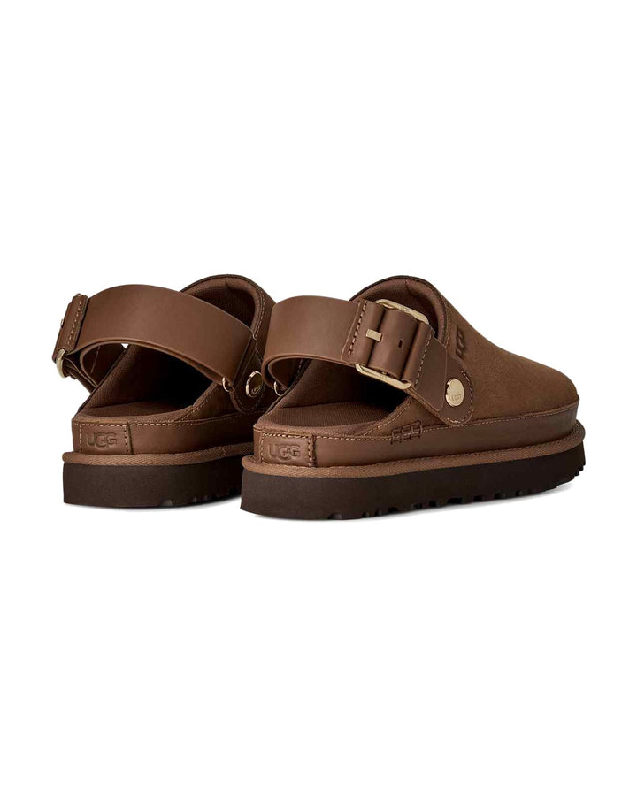 UGG Goldenstar Villa Clog Dark Chestnut