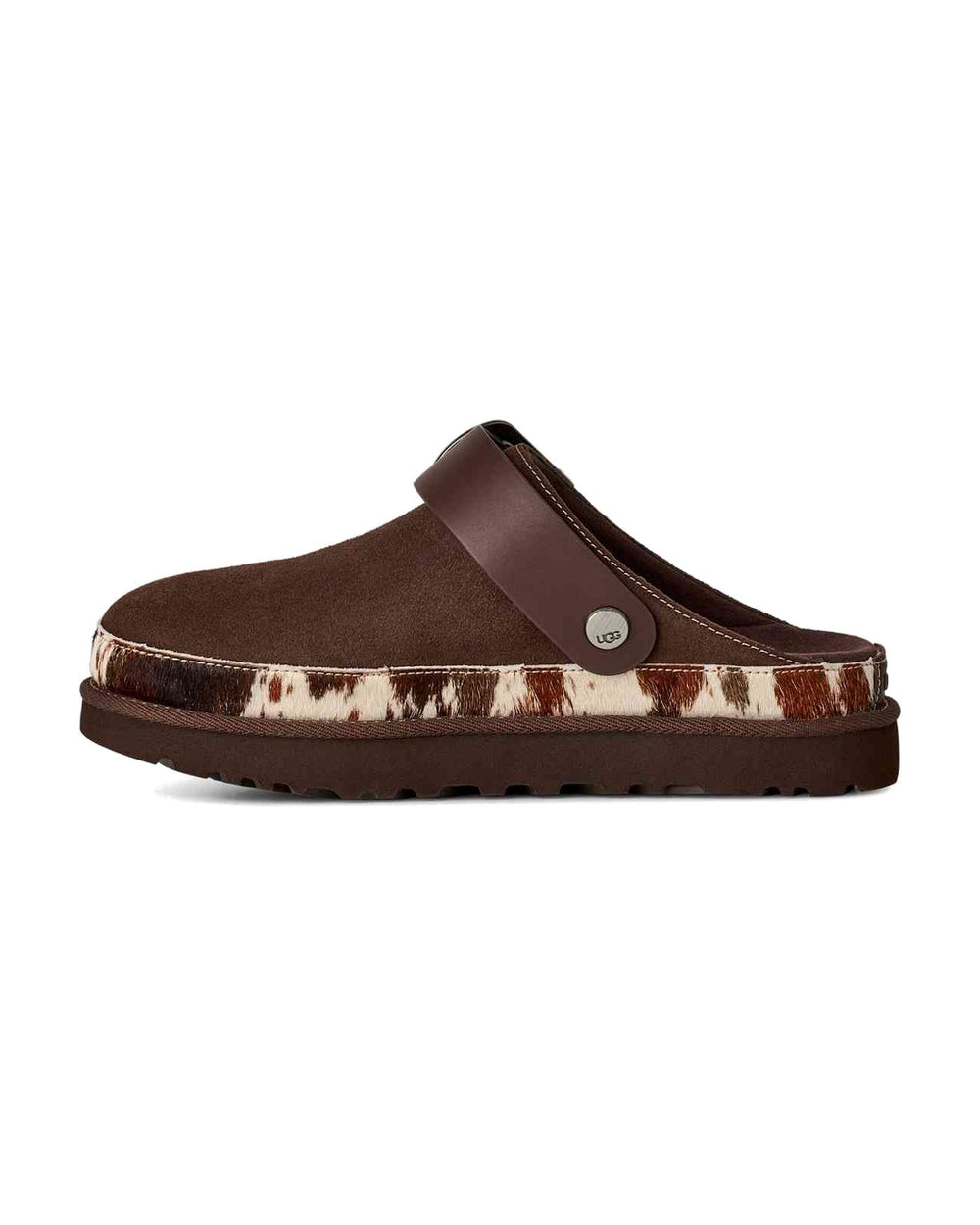 UGG WOMEN'S GOLDENSTAR WESTERN CLOG BURNT CEDAR