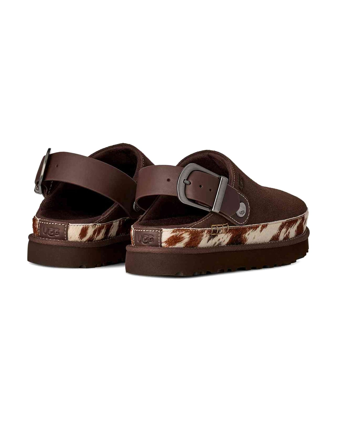 UGG WOMEN'S GOLDENSTAR WESTERN CLOG BURNT CEDAR