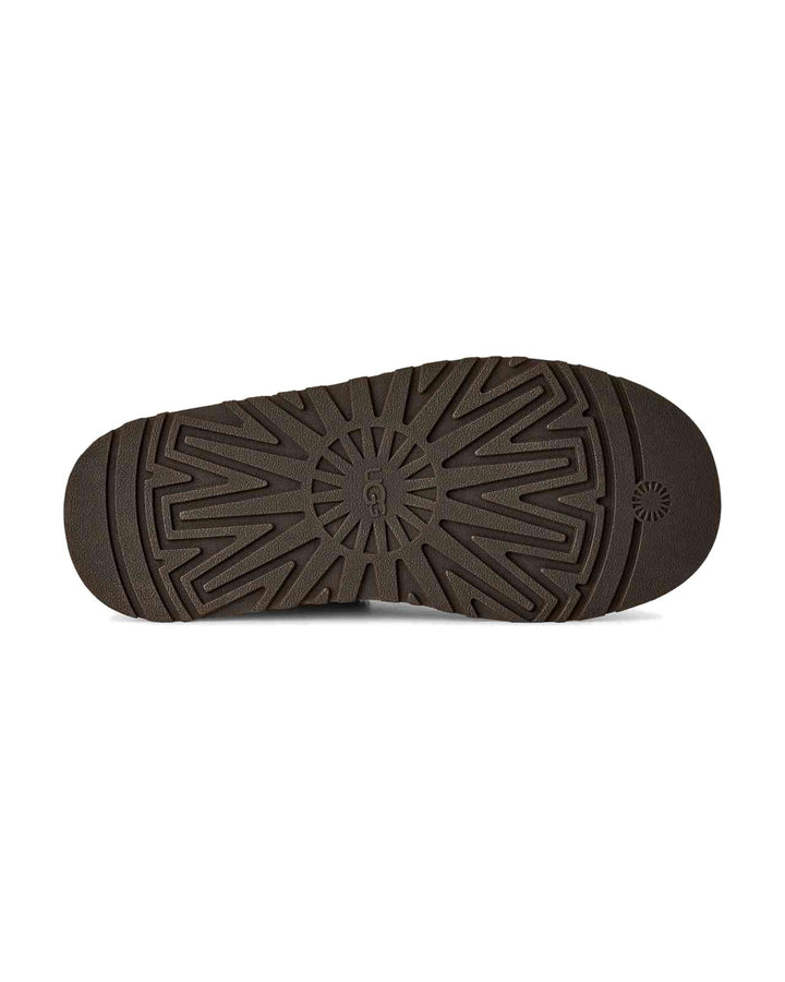 UGG WOMEN'S HERITAGE LACE-UP SLIPPER BURNT CEDAR