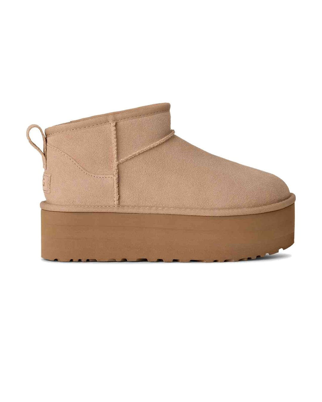 UGG WOMEN'S CLASSIC ULTRA MINI PLATFORM SAND