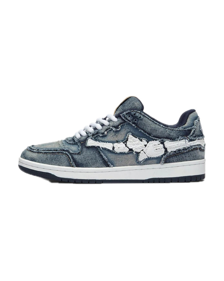 VICINITY UNISEX AKIMBO LOWS SERGE BLUES - סניקרס וויסיניטי אקימבו לואו ג׳ינס כחול יוניסקס - תמונה 2