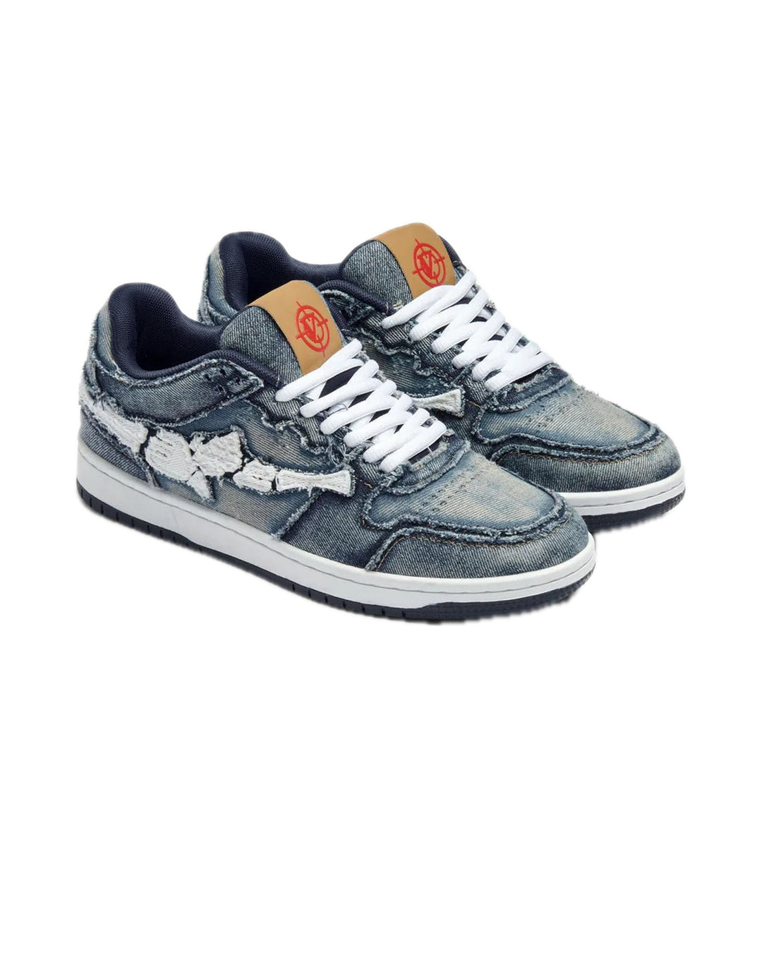VICINITY UNISEX AKIMBO LOWS SERGE BLUES - סניקרס וויסיניטי אקימבו לואו ג׳ינס כחול יוניסקס - תמונה 3